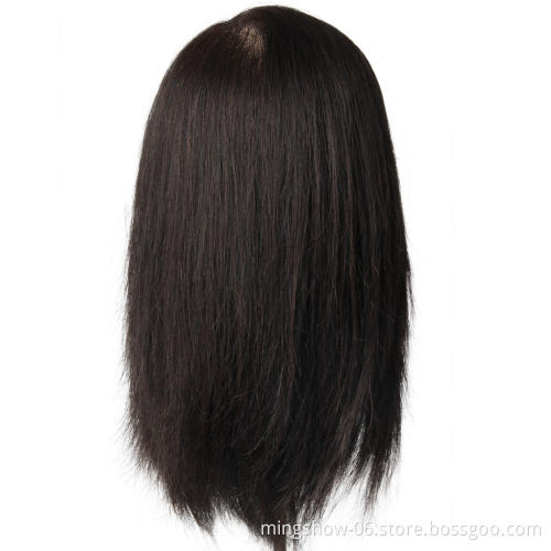 100 Human hair mannequin head with hair on sale